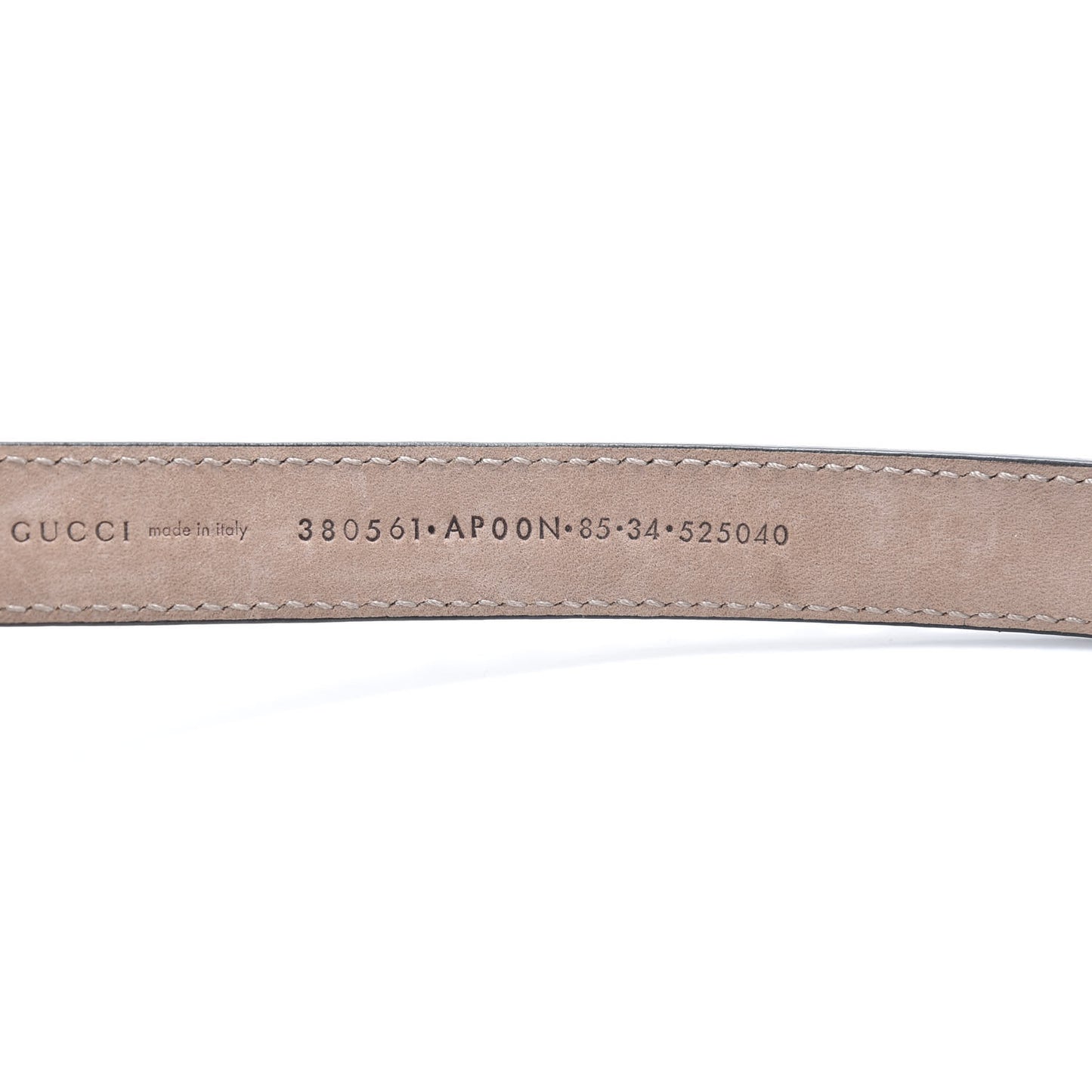 Calfskin Skinny Studded Belt 85 34 Black