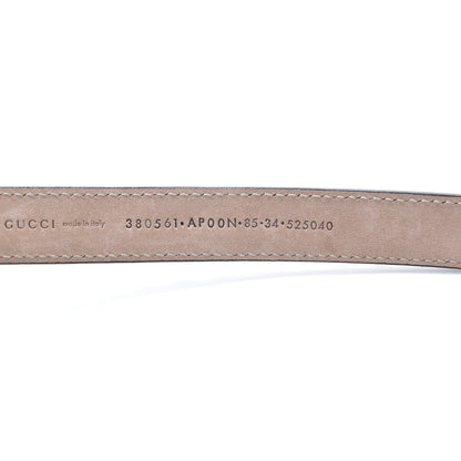 Gucci Calfskin Skinny Studded Belt 85 34 Black 4 of 6