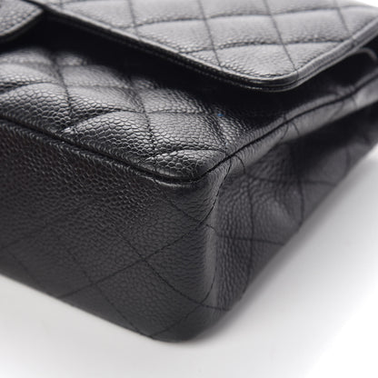 Chanel Caviar Quilted Medium Double Flap Black 6 of 10