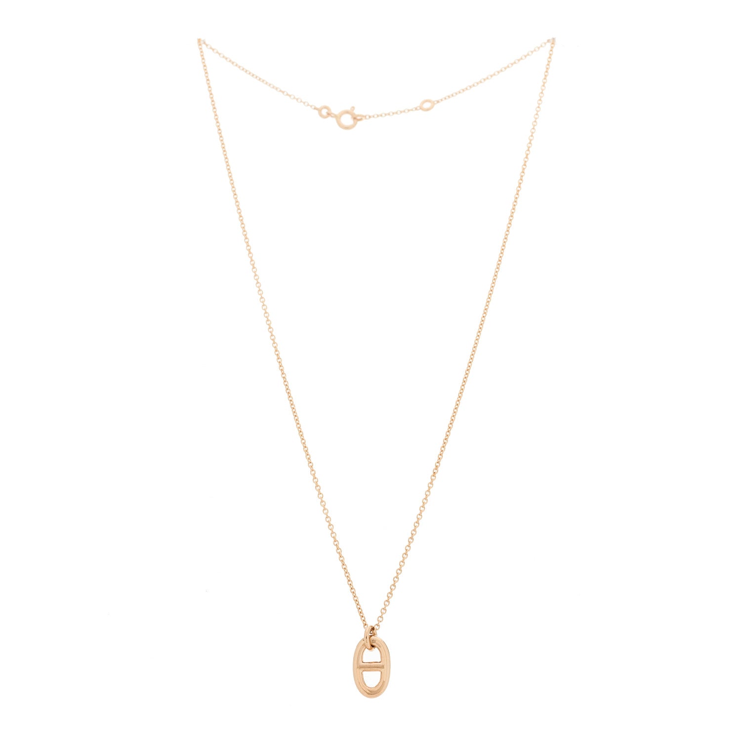 Hermes 18K Rose Gold PM Farandole Pendant Necklace 3 of 7