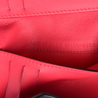 Christian Dior Bullcalf Diorissimo Medium Envelope Wallet Black 6 of 8
