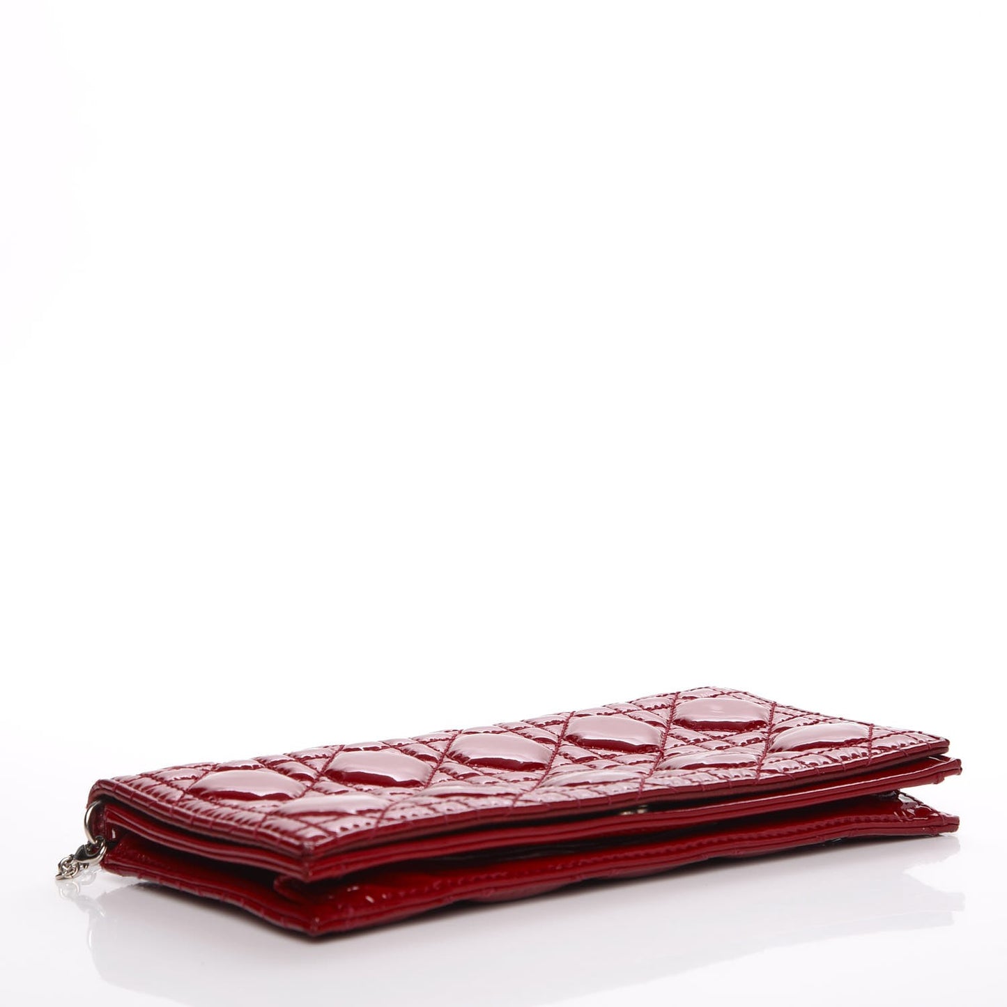 Patent Cannage Lady Dior Convertible Clutch Red