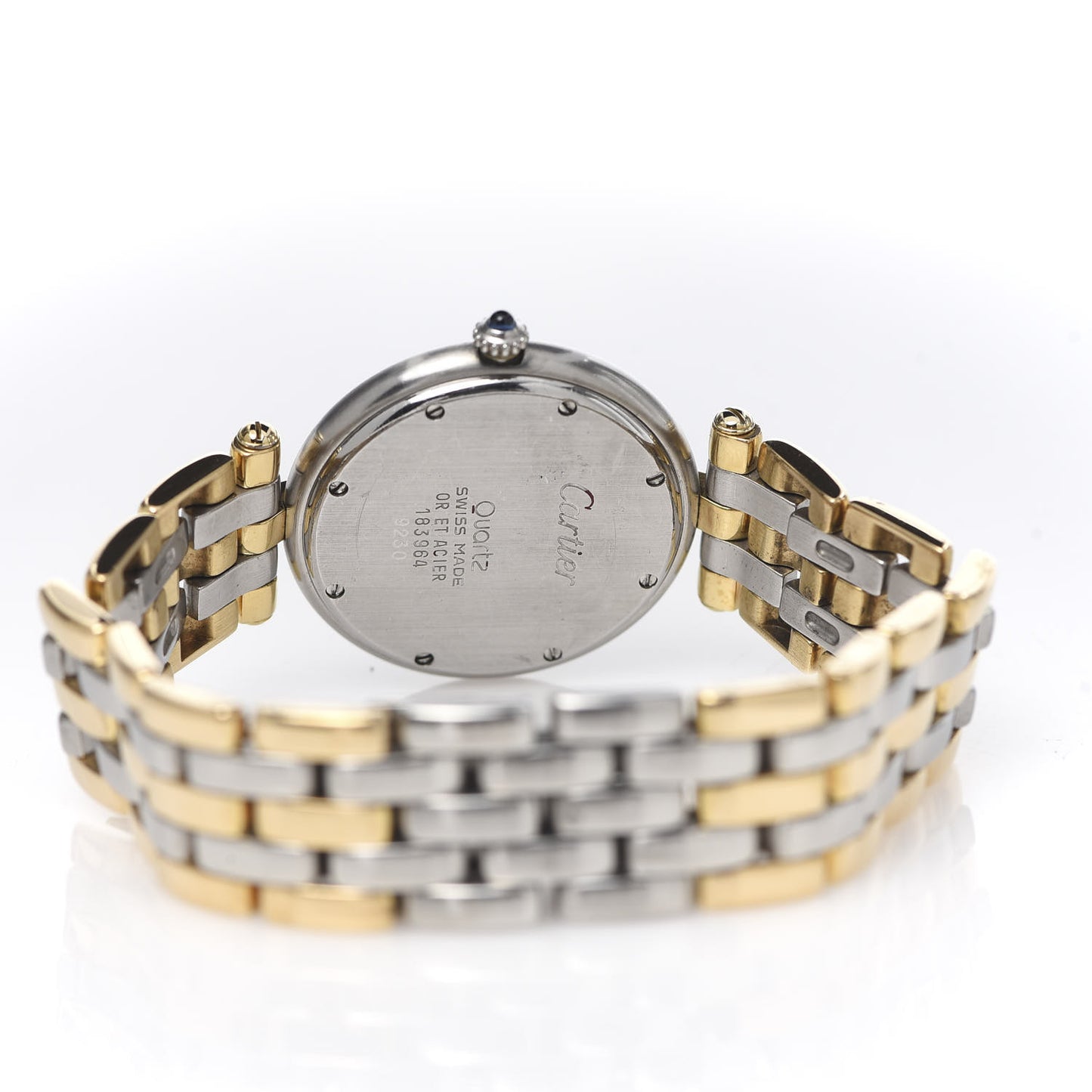 Stainless Steel 18K Yellow Gold 29mm Panthere Vendome Quartz Watch