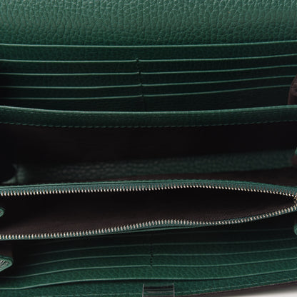 Gucci Calfskin Mini Dionysus Chain Wallet Emerald 4 of 8