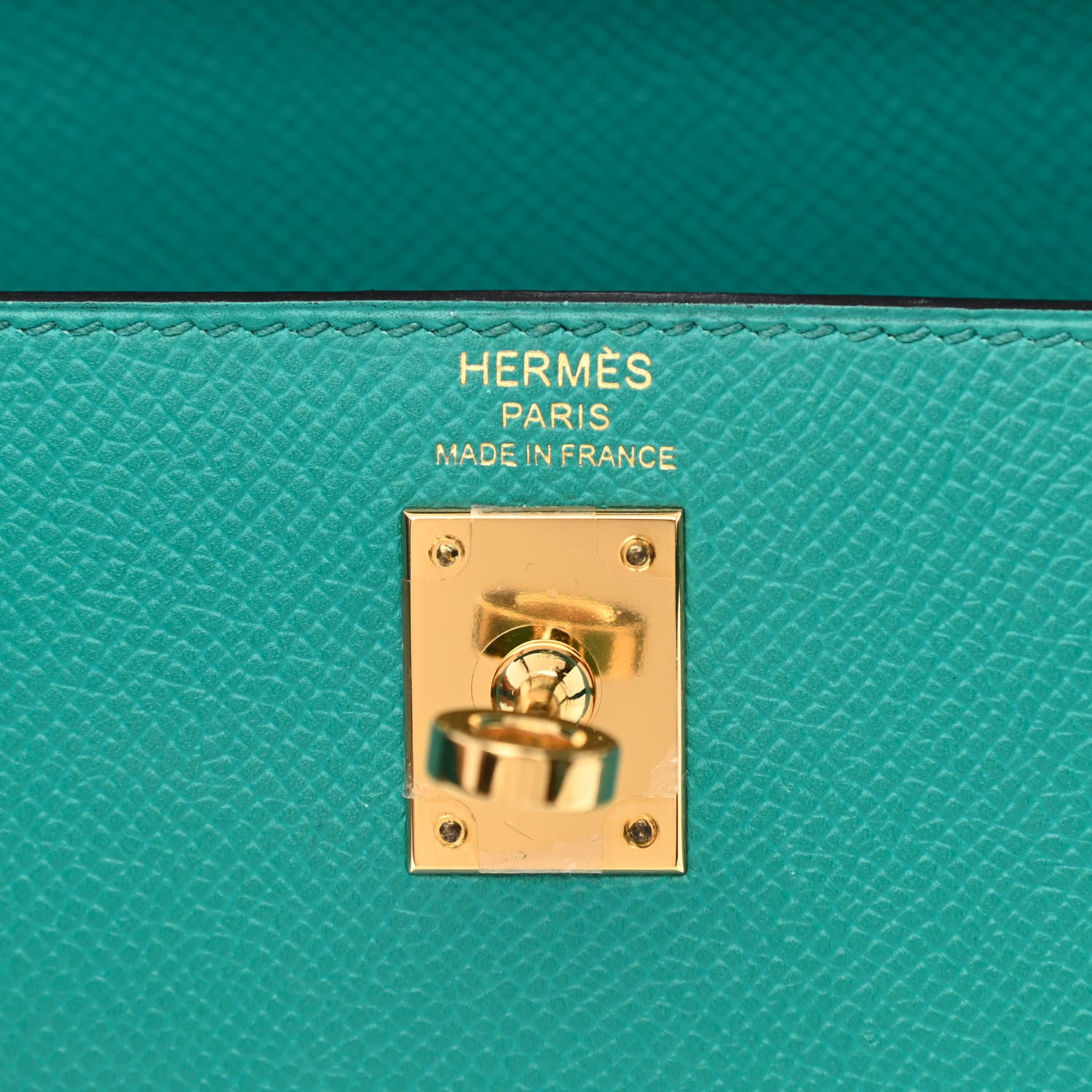 Hermes Epsom Kelly Sellier 25 Bleu Paon 6 of 14