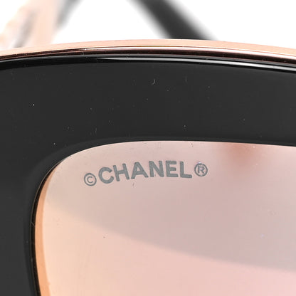 Chanel Cat Eye Quilted Sunglasses 5368 Black Pink 5 of 7