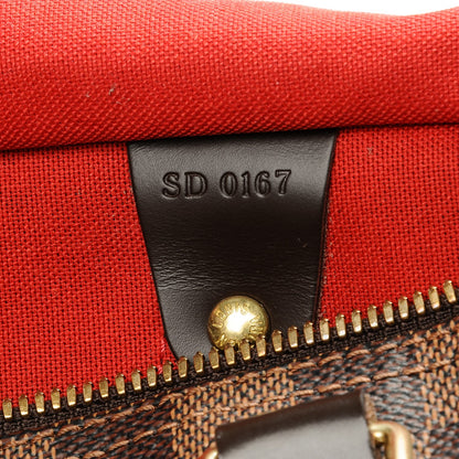 Louis Vuitton Damier Ebene Speedy Bandouliere 30 7 of 8