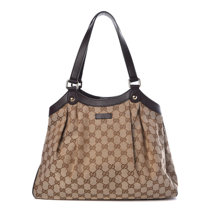 Gucci Monogram Shoulder Bag Dark Brown 1 of 8