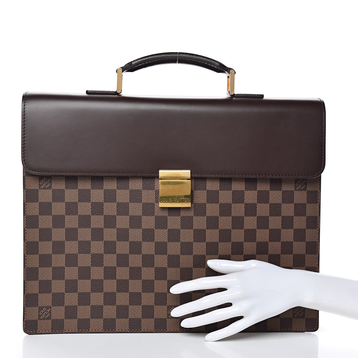 Louis Vuitton Damier Ebene Altona PM Briefcase 2 of 10
