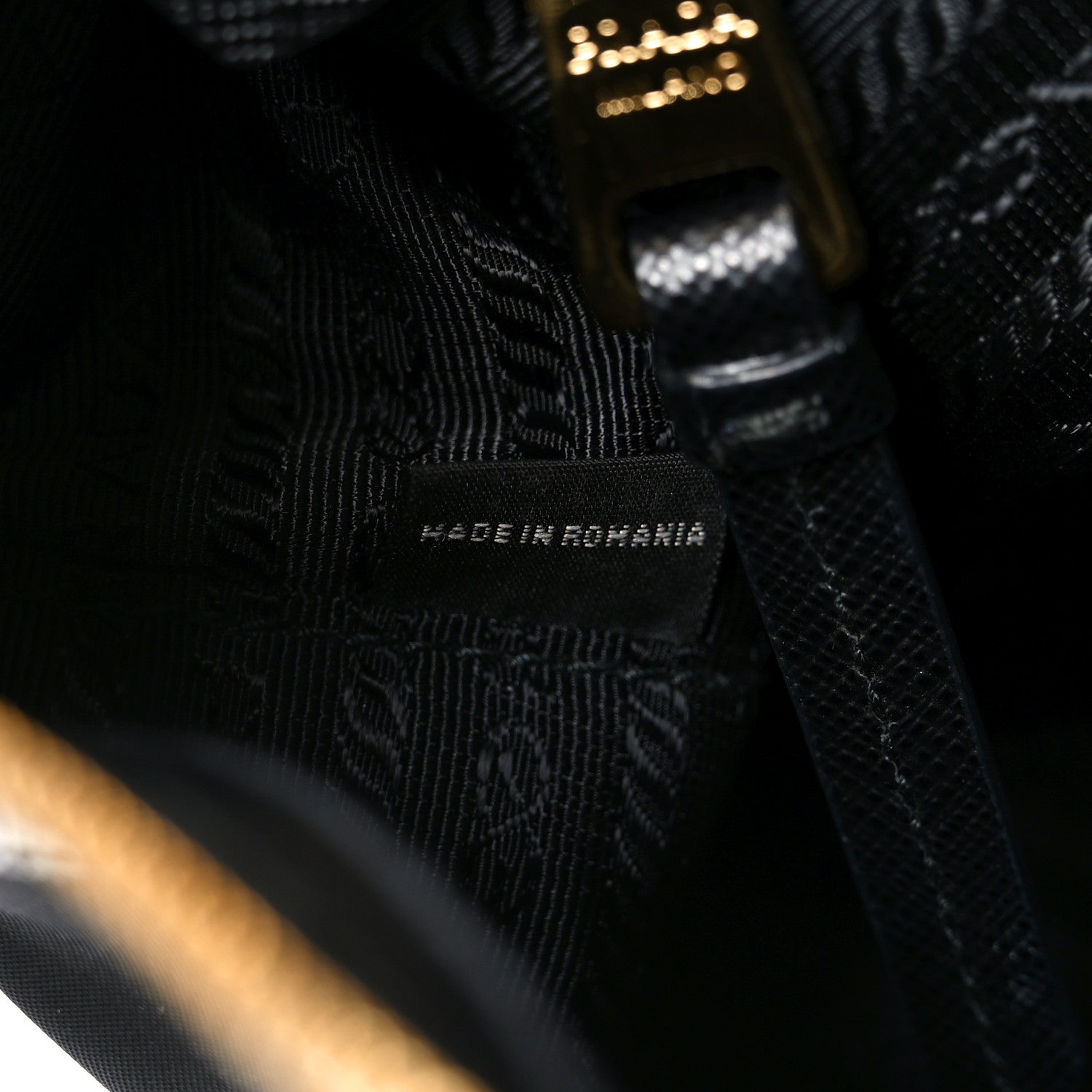Prada Tessuto Nylon Saffiano Shopping Tote Black 7 of 10