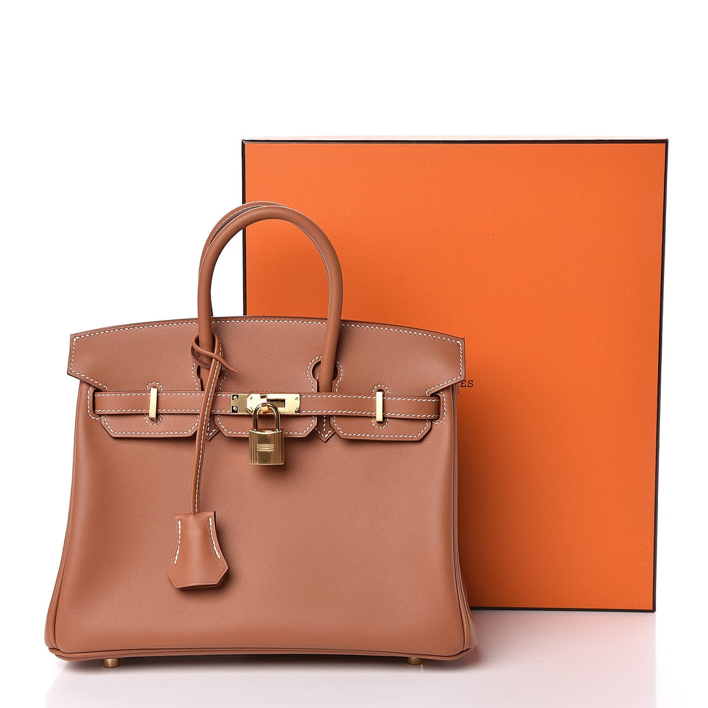 Veau Jonathan Birkin 25 Gold