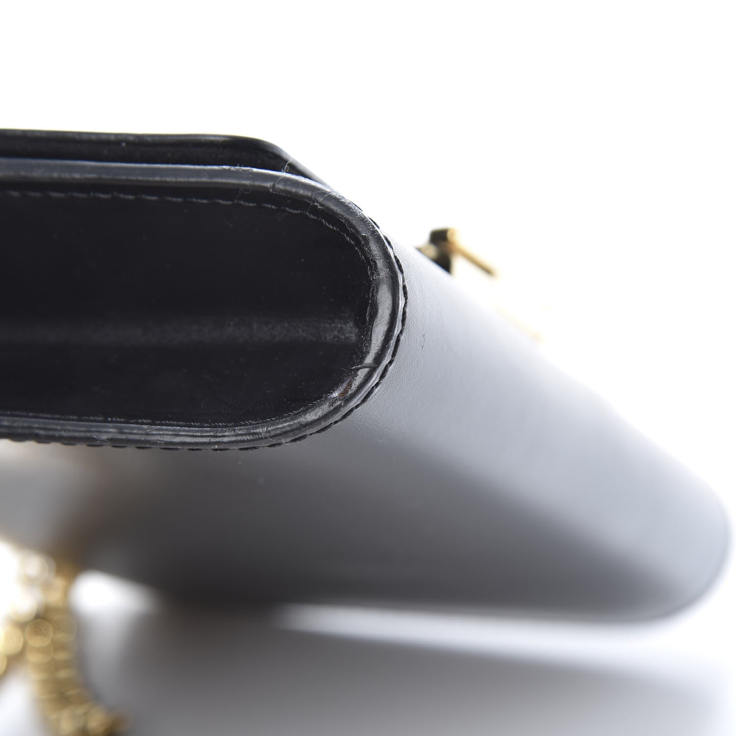 Louis Vuitton Calfskin Chain Louise MM Black 12 of 13