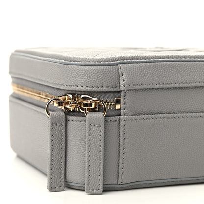 Chanel Caviar Quilted Medium CC Filigree Vanity Case Grey 7 of 8