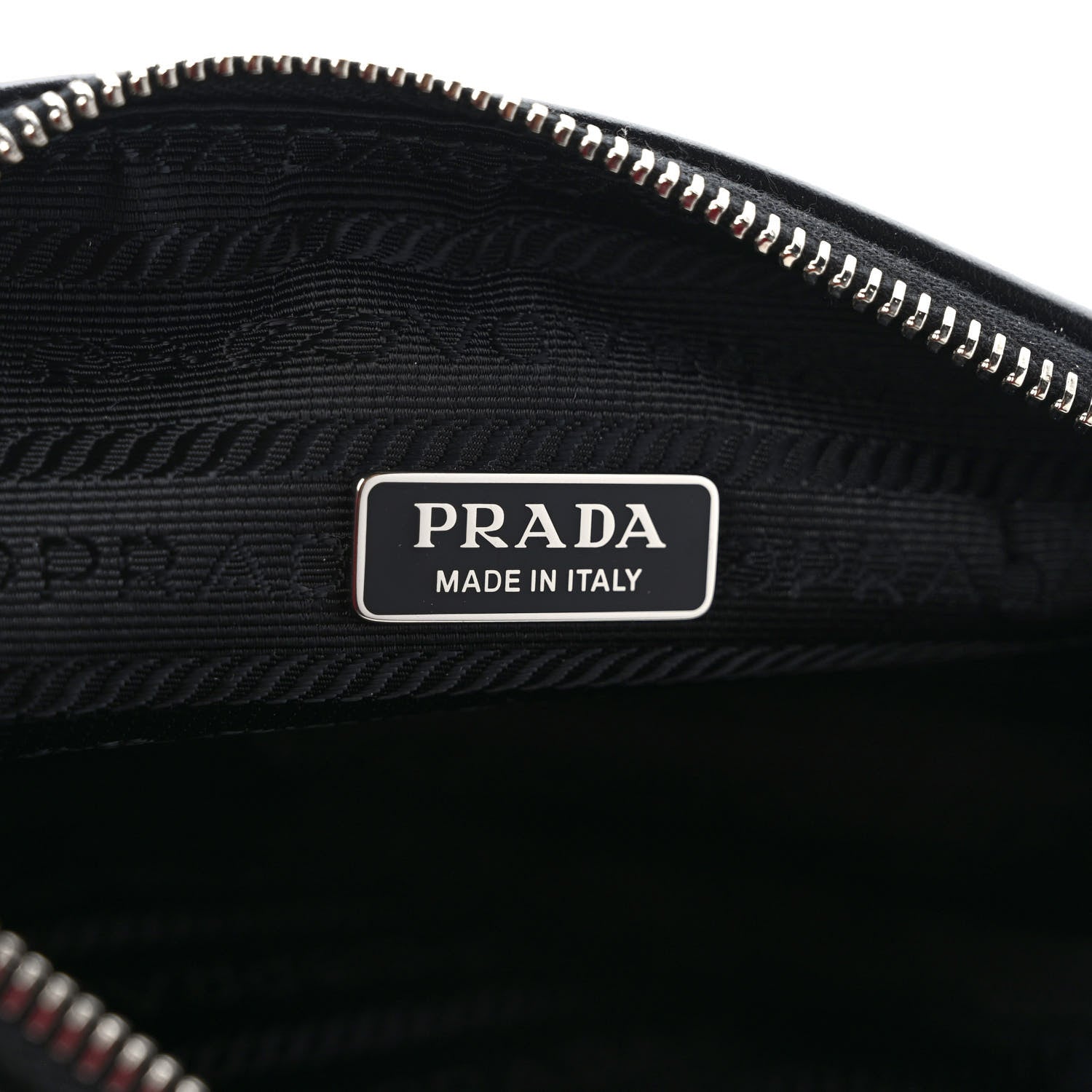 Prada Grace Lux Triangle Shoulder Bag Black 5 of 9