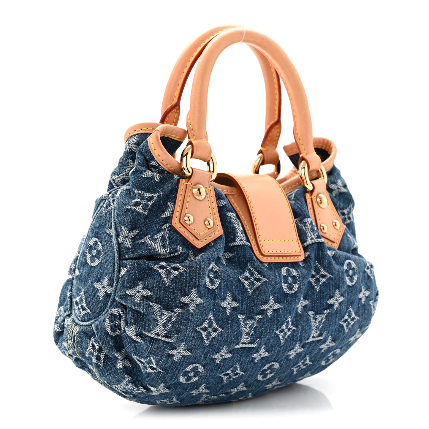 Monogram Denim Pleaty Blue