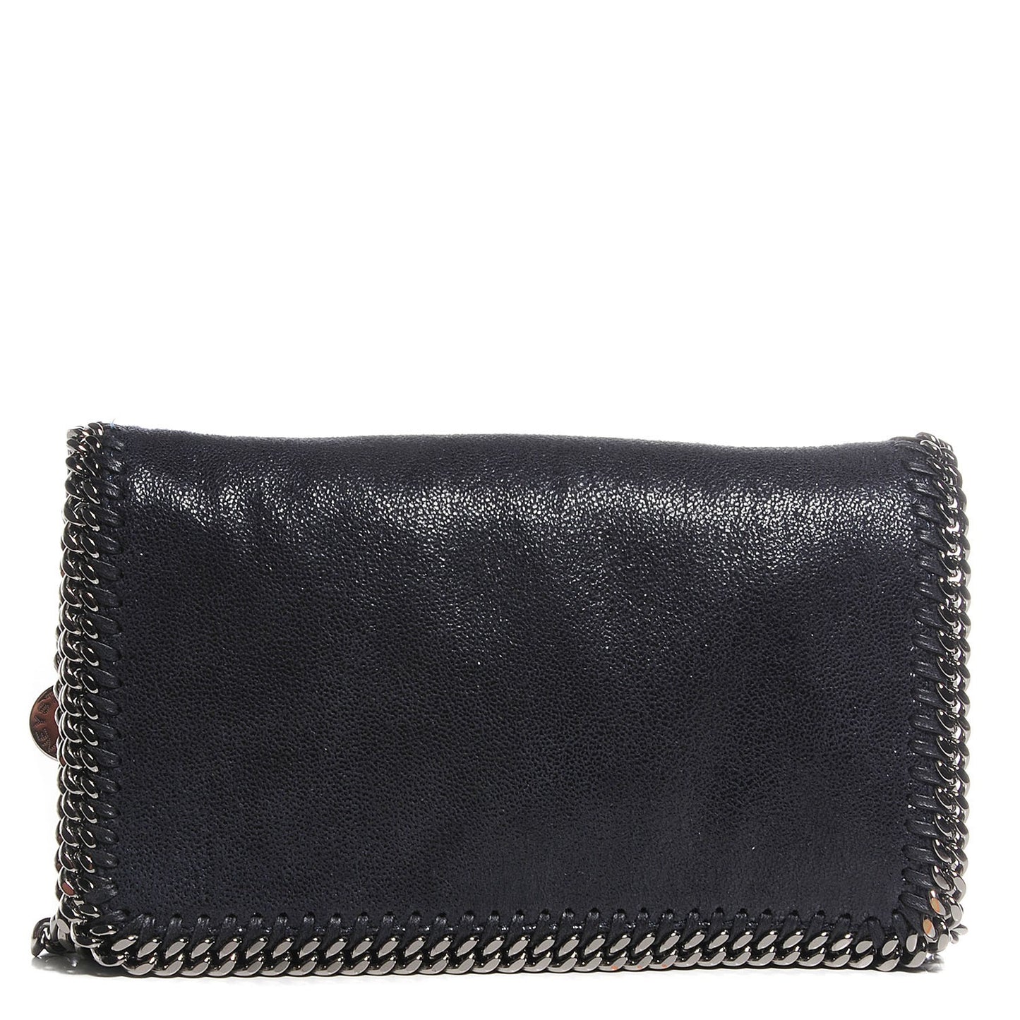 Faux Leather Shaggy Deer Falabella Crossbody Navy