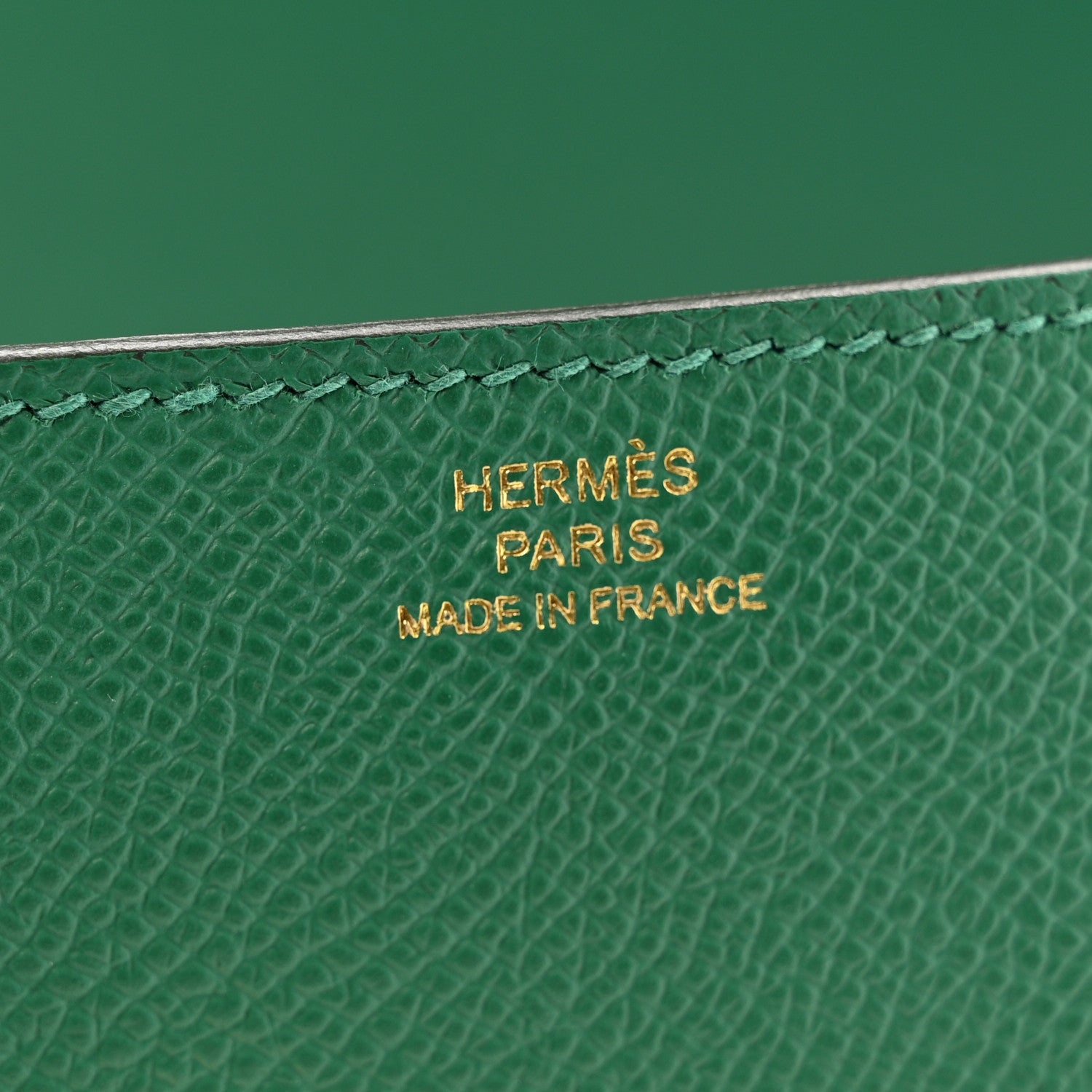 Hermes Epsom Constance 1-Elan Vert Vertigo 8 of 14