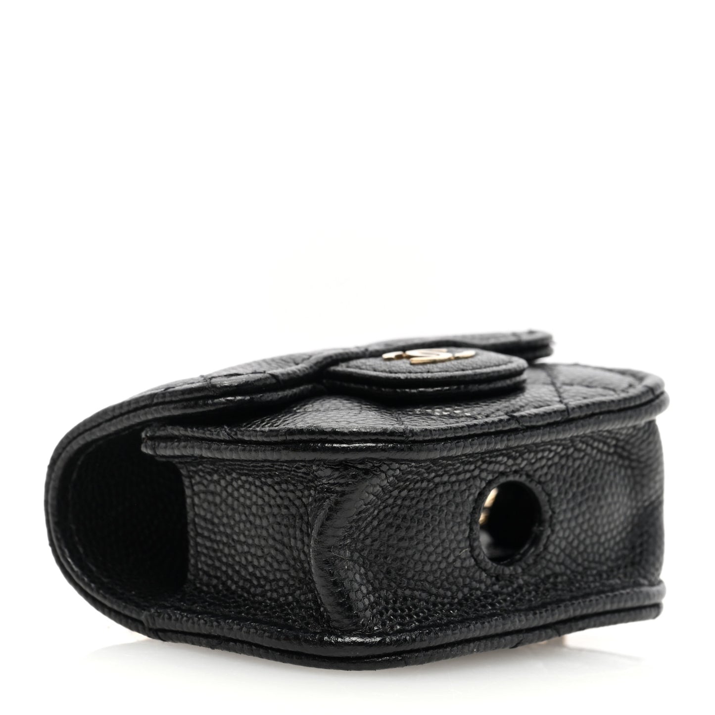 Caviar Quilted Airpods Pro Case Black