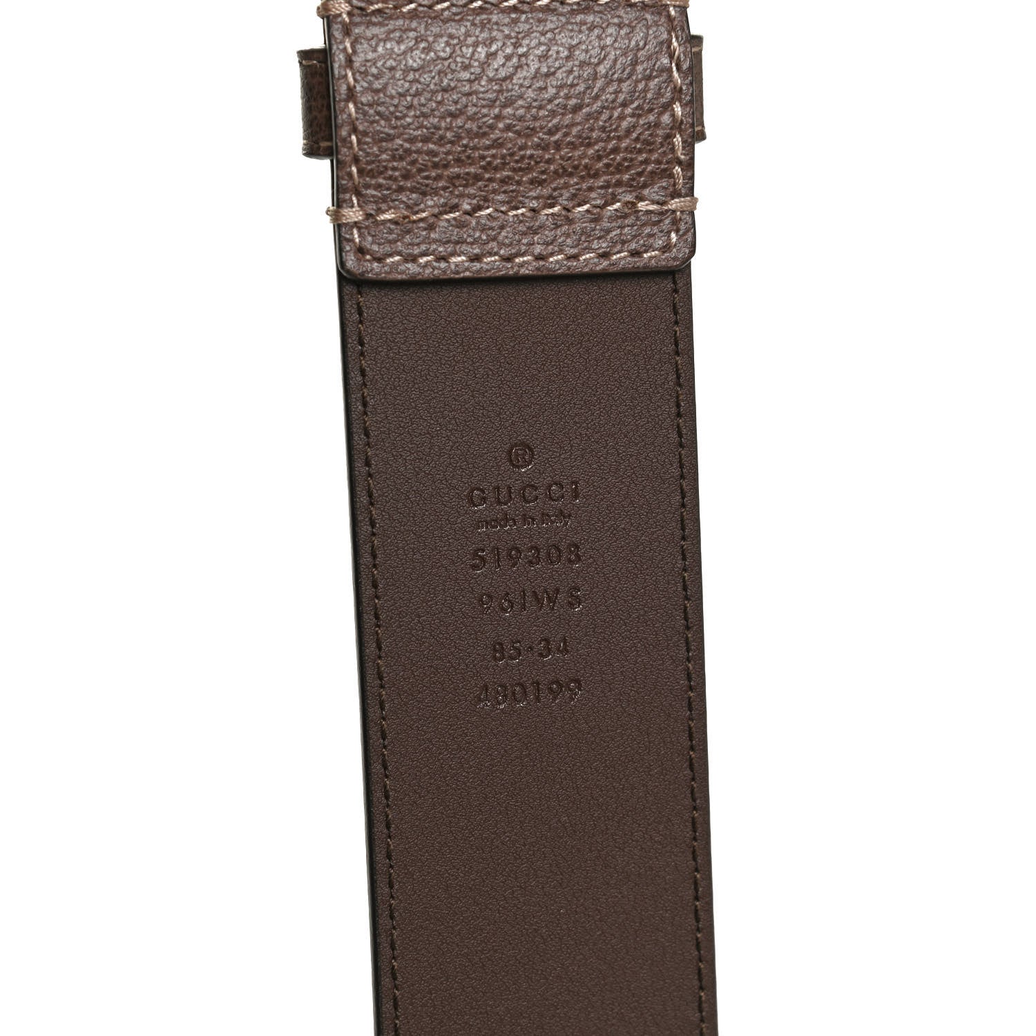 Gucci GG Supreme Monogram Web Ophidia Belted iPhone Case 85 34 Dark Brown 8 of 12