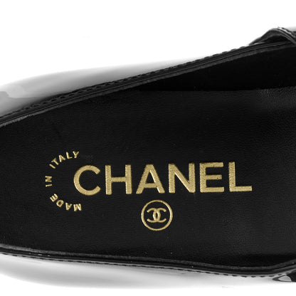 Chanel Patent Calfskin Mary Janes Flats 39 Black 7 of 12