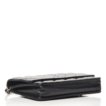 Chanel Caviar Quilted Wallet On Chain WOC Black 4 of 12