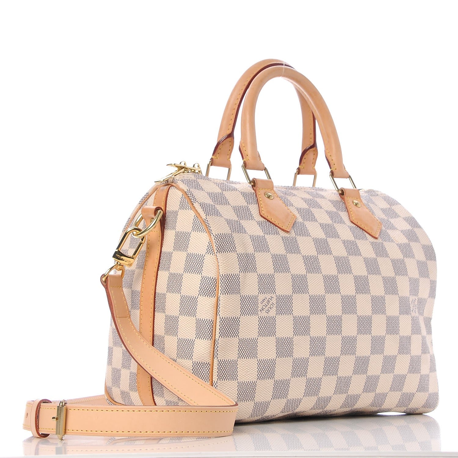 Louis Vuitton Damier Azur Speedy Bandouliere 25 3 of 16