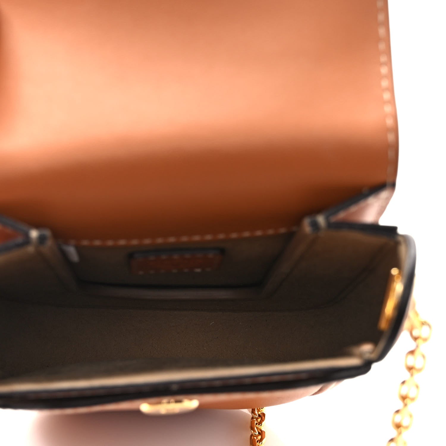 MCM Nappa Mode Travia Crossbody Phone Case Cognac 5 of 9
