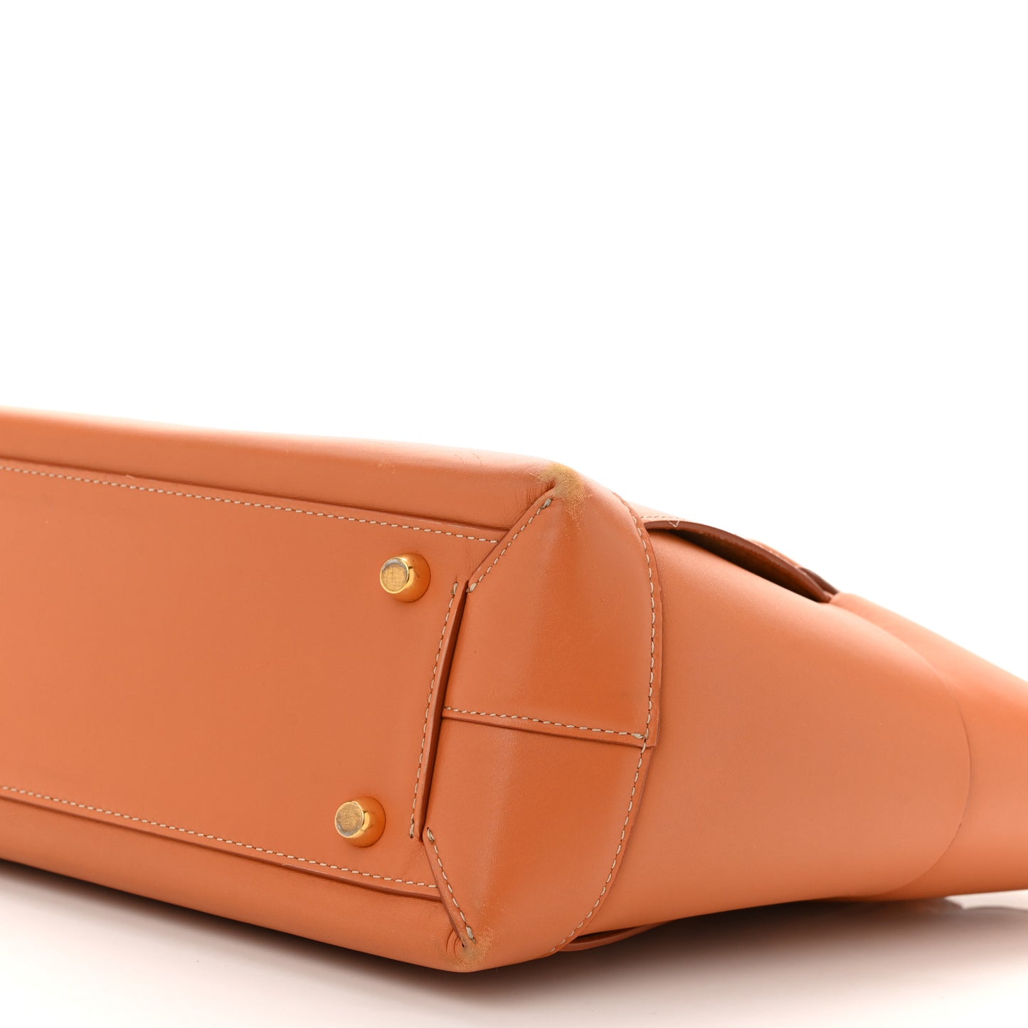 French Calfskin Maxi Intrecciato Medium Arco Caramel