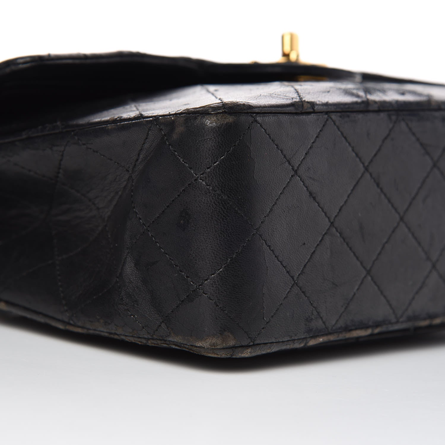 Chanel Lambskin Quilted Medium Double Flap Black 6 of 32