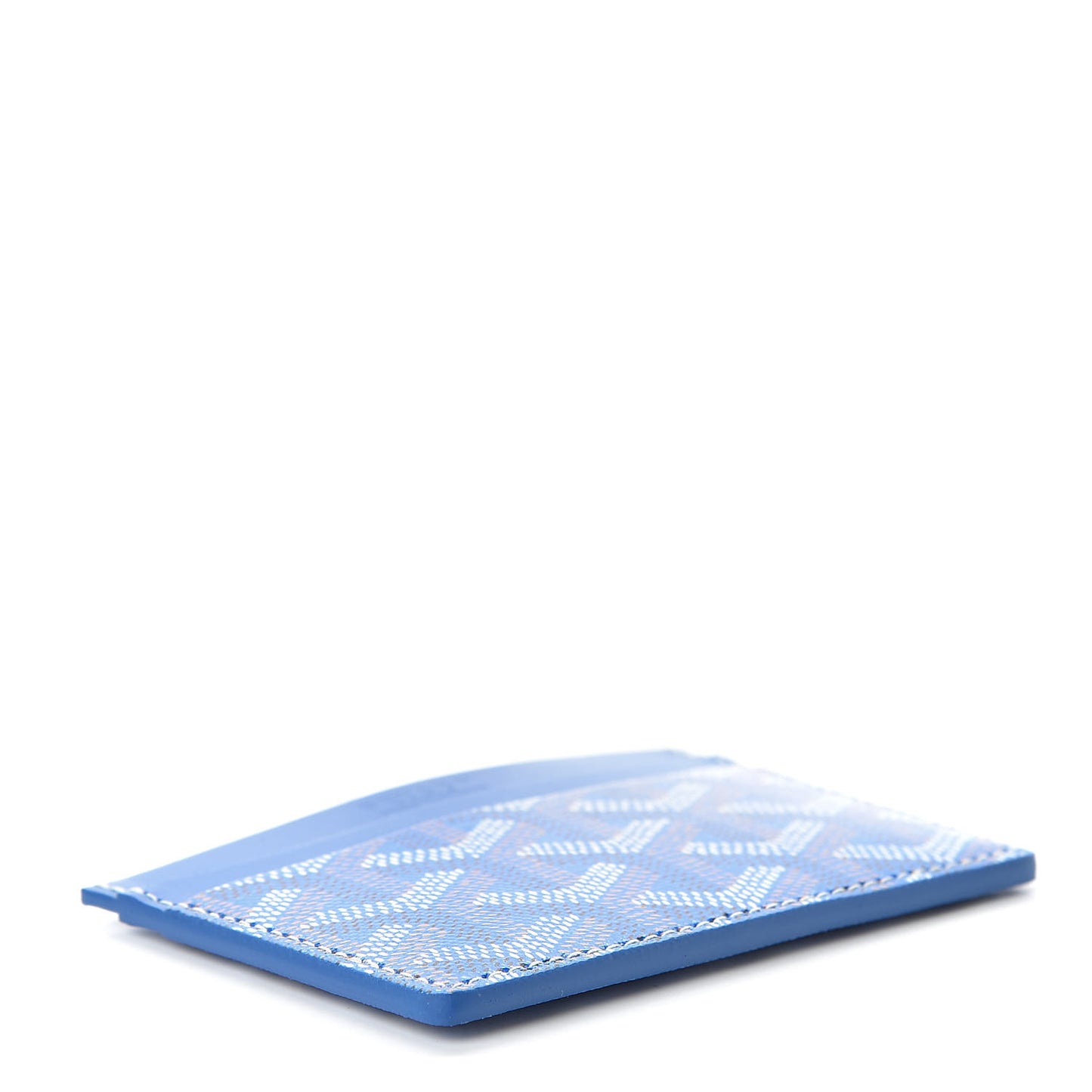 Goyardine Saint Sulpice Card Holder Sky Blue
