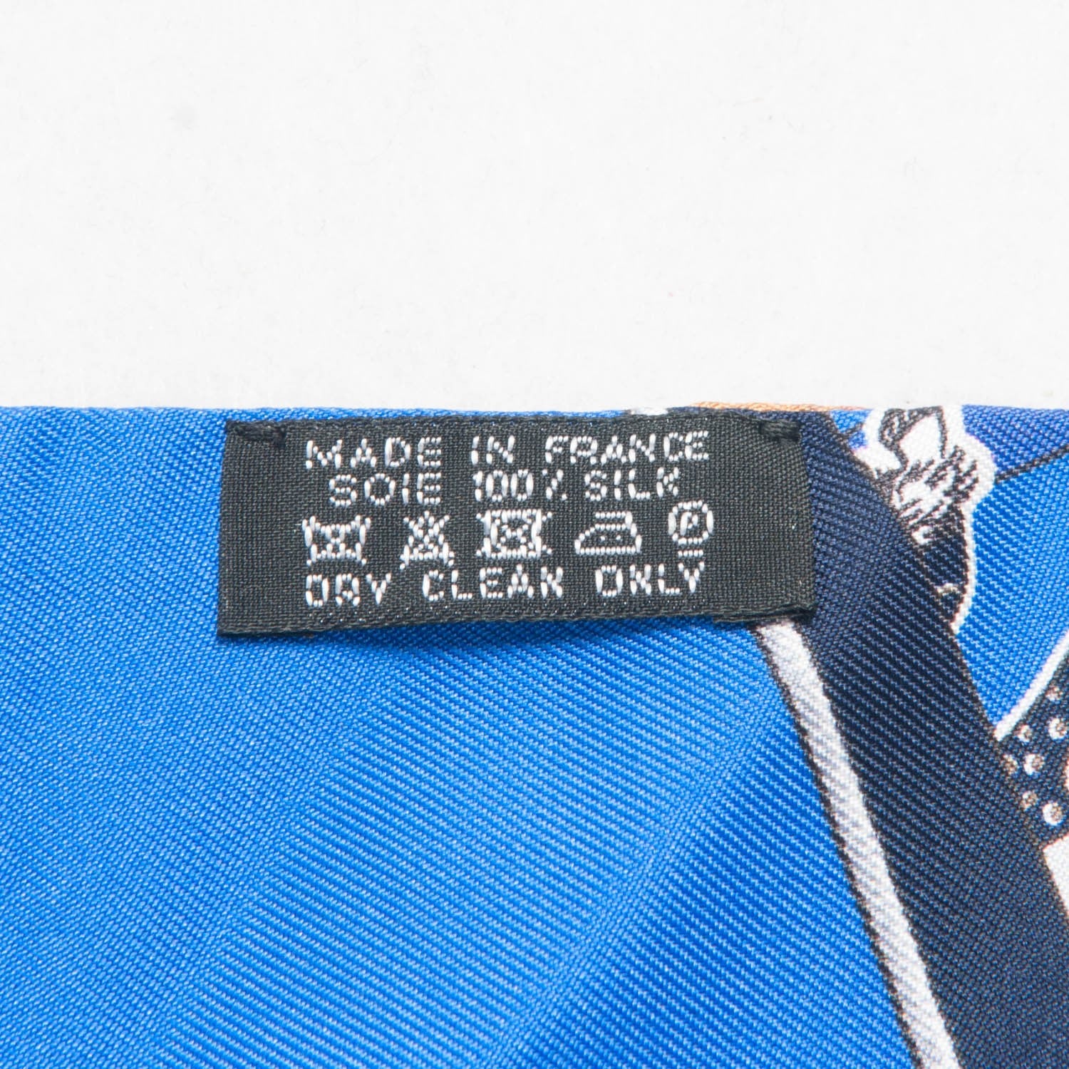 Hermes Silk Carre En Carres Maxi Twilly Marine Klein Brun 4 of 6