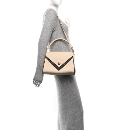 Louis Vuitton Grained Calfskin Monogram Double V Creme 3 of 9