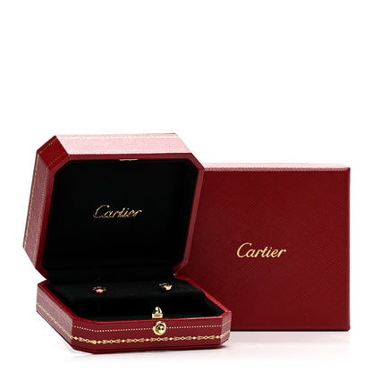 Cartier 18K Pink Gold LOVE Earrings 5 of 5