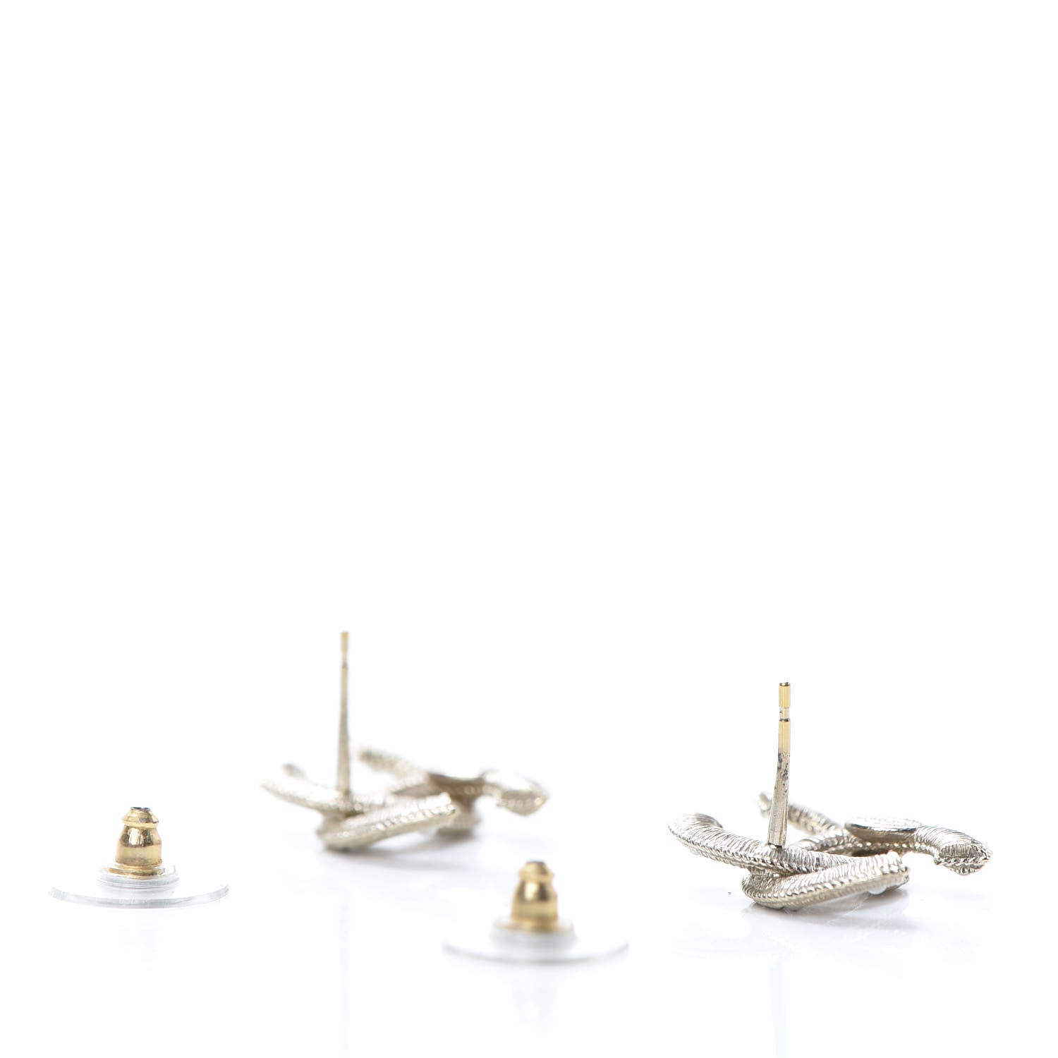 Chanel Pearl CC Earrings Gold 3 of 8