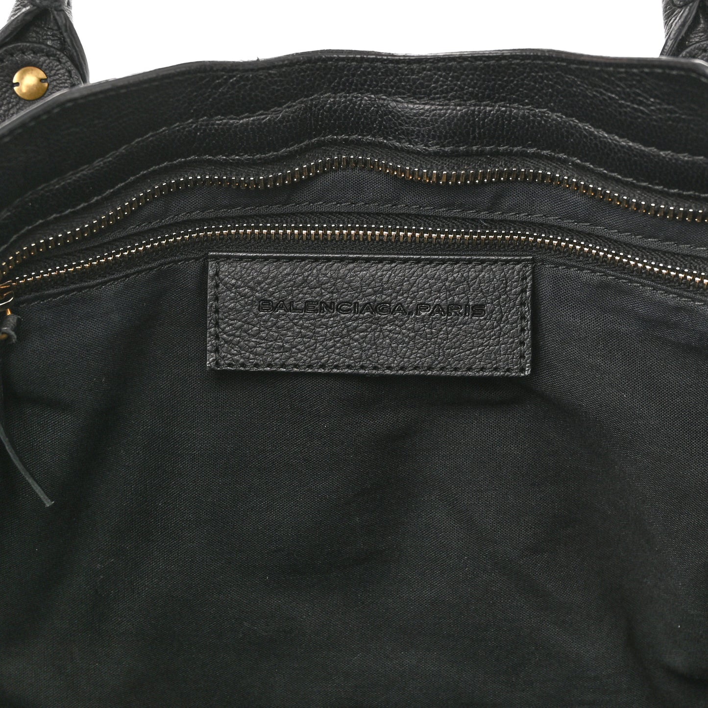 Agneau Classic Silver Hardware City Black