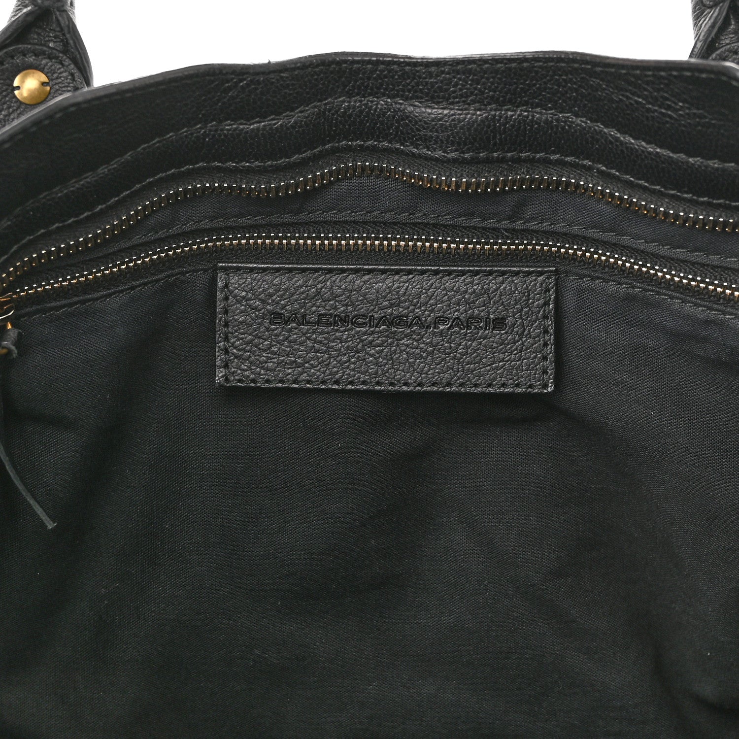 Balenciaga Agneau Classic Silver Hardware City Black 6 of 10