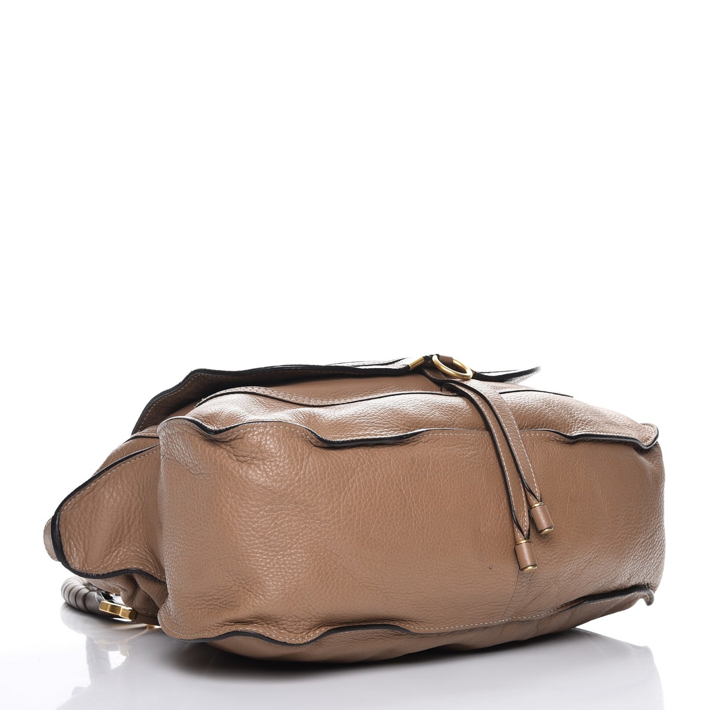Calfskin Large Marcie Satchel Nut