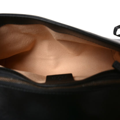 Gucci Calfskin Matelasse Small GG Marmont Shoulder Bag Black 5 of 10