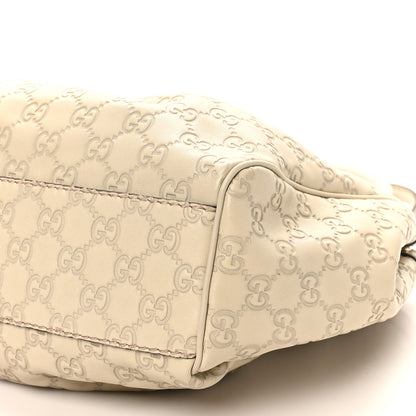 Gucci Guccissima Medium Sukey Tote Mystic White 10 of 10