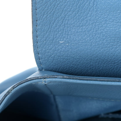 Louis Vuitton Calfskin Lockme MM Bleuet 9 of 11