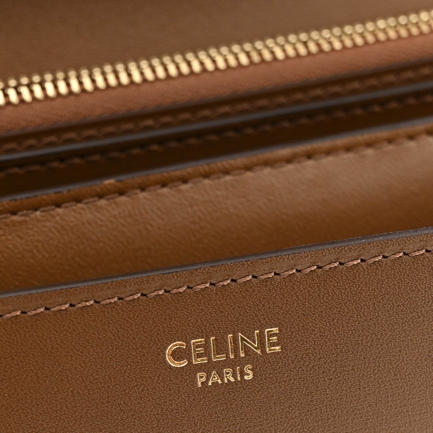 Celine Box Calfskin Medium Classic Box Flap Bag Camel 6 of 10