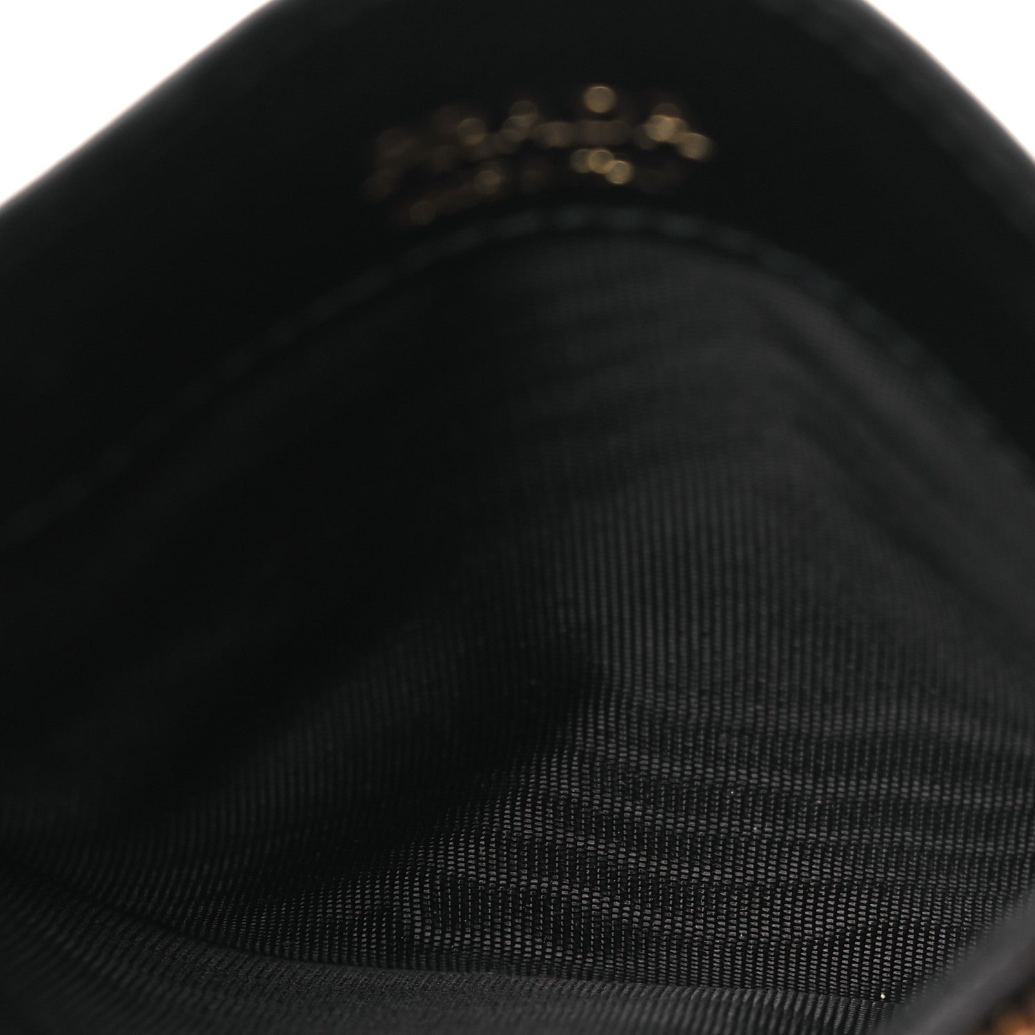 Prada Saffiano Triangle Logo Card Holder On Strap Black 4 of 9