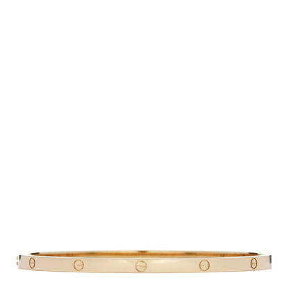 Cartier 18K Yellow Gold Small LOVE Bracelet 19 2 of 6
