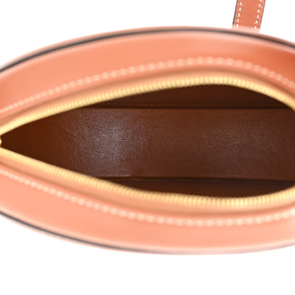 Celine Smooth Calfskin Cuir Small Triomphe Oval Crossbody Purse Tan 5 of 8