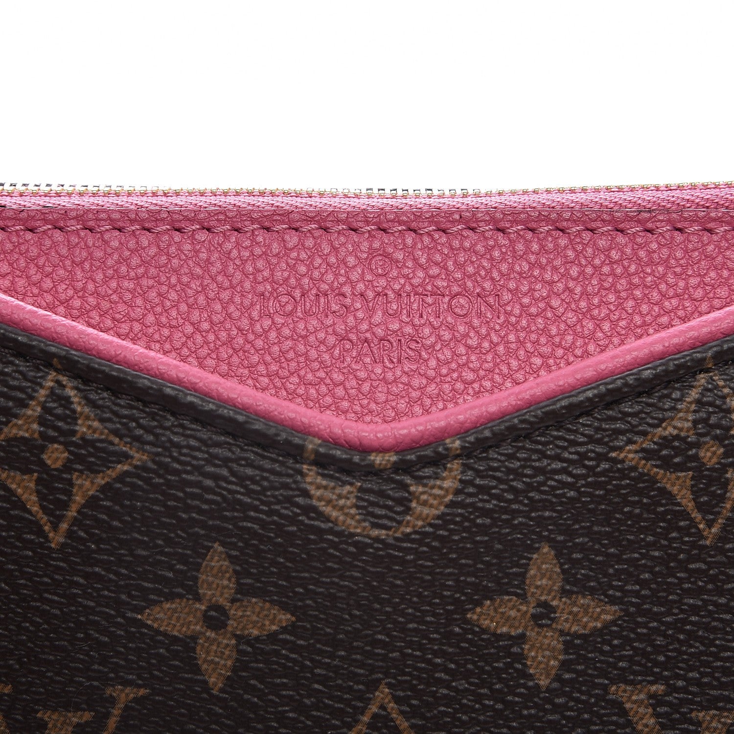 Louis Vuitton Monogram Pallas Clutch Rose Fizzy 9 of 10