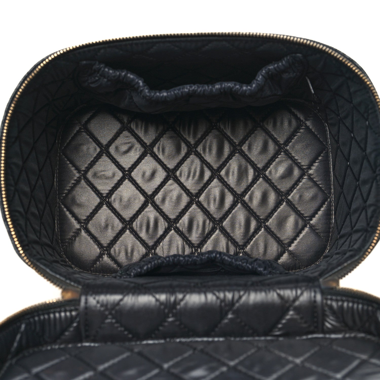 Chanel Caviar Quilted Large Vanity Pouch Navy 5 of 10