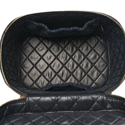 Chanel Caviar Quilted Large Vanity Pouch Navy 5 of 10