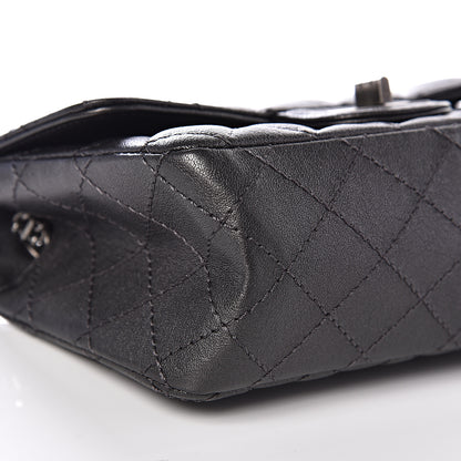 Chanel Sheepskin Quilted 2.55 Reissue Mini Flap Dark Grey 7 of 10