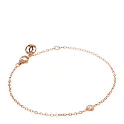 Cartier 18K Pink Gold Diamond SM D'Amour Bracelet 1 of 4