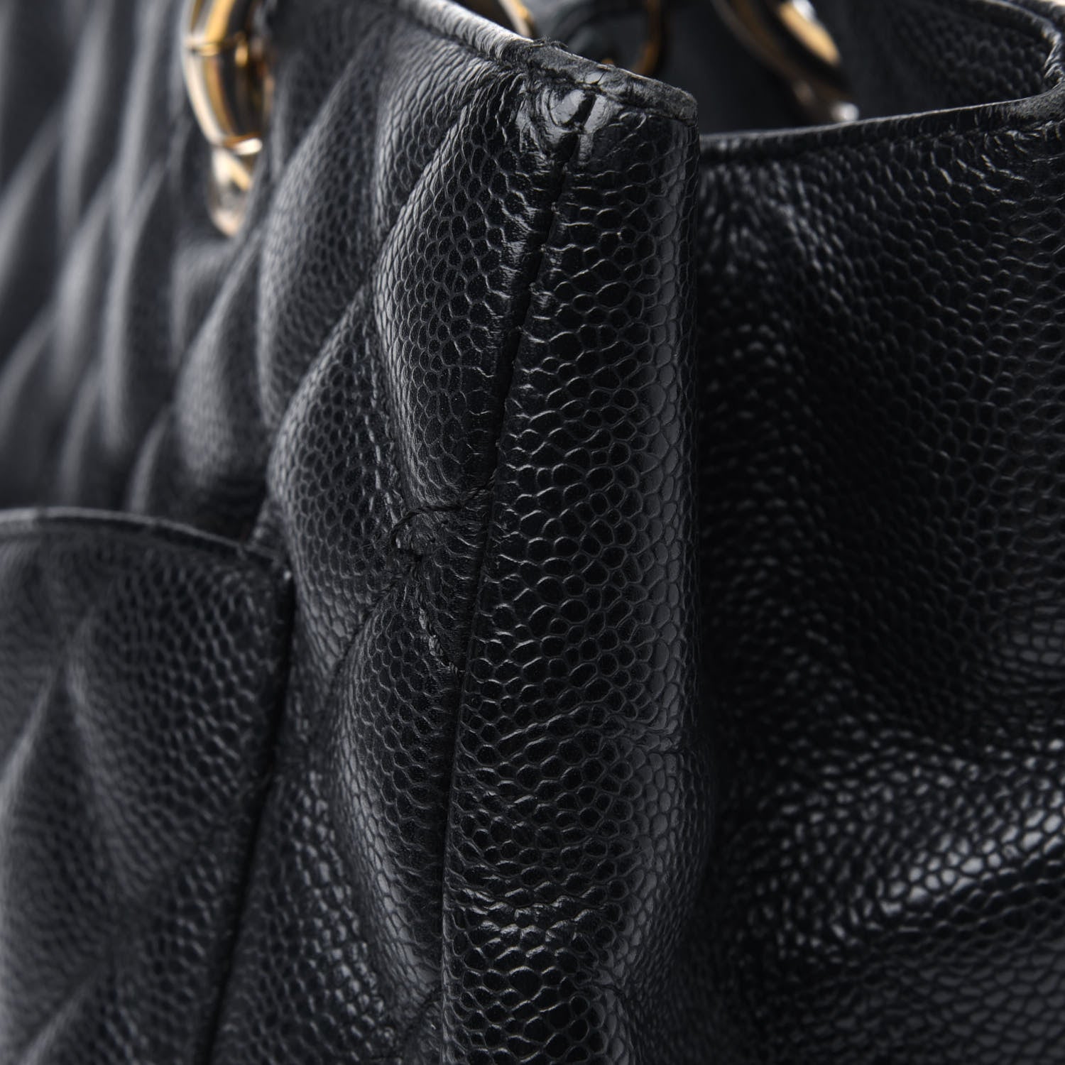 Chanel Caviar Quilted Grand Shopping Tote GST Black 19 of 28